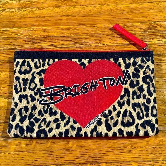 Brighton Limited Edition 2020 Leopard Print Pouch NWT - Picture 1 of 8